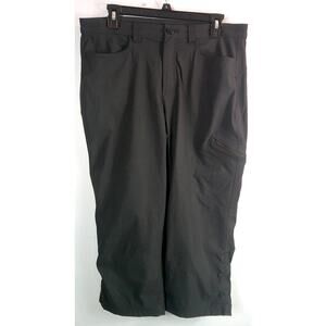 Eddie Bauer Black Cropped Women's 12 Capris